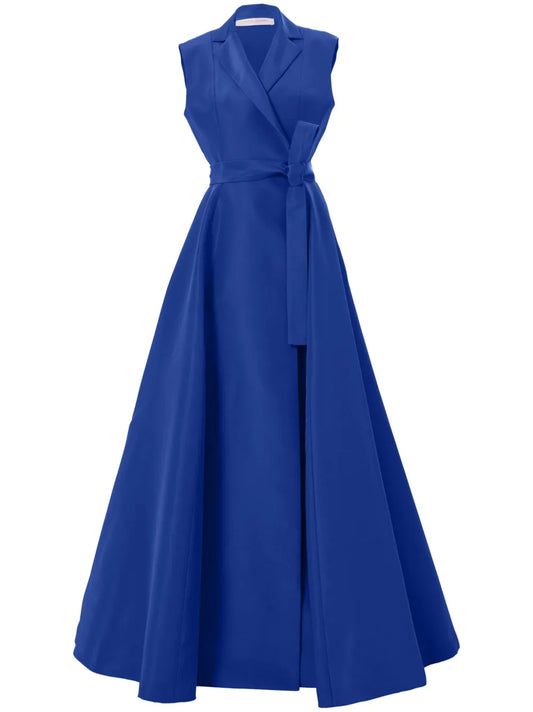 Belted Trench Gown