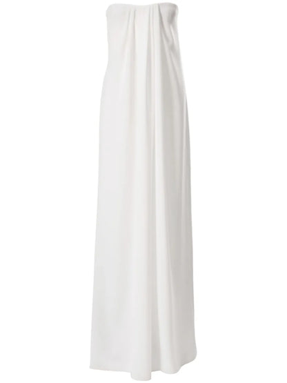 Strapless Draped Gown