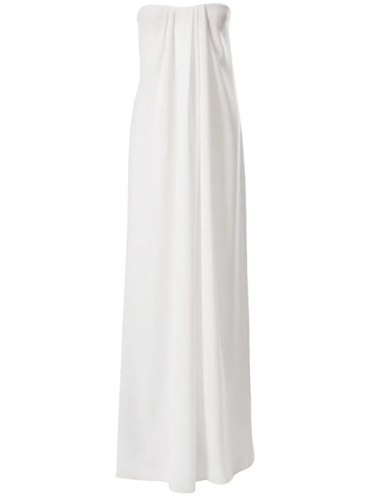 Strapless Draped Gown