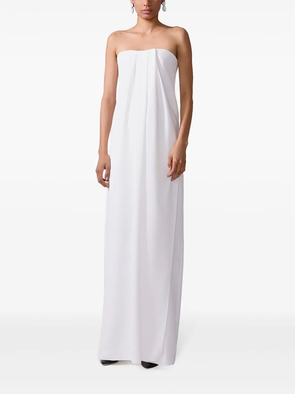 Strapless Draped Gown