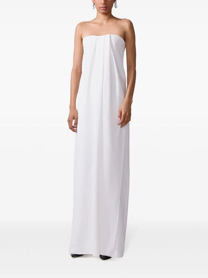 Strapless Draped Gown