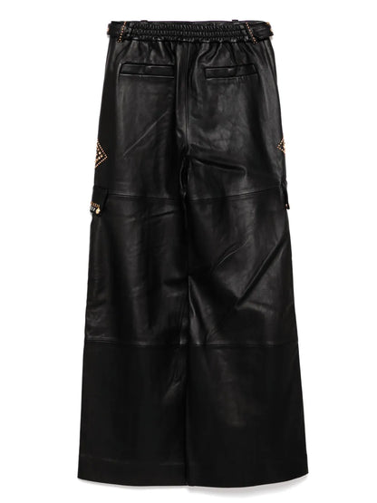 Leather Utility Trousers