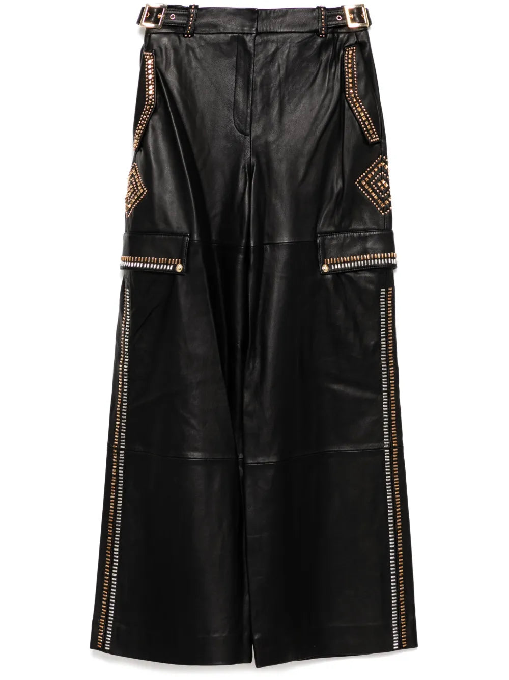 Leather Utility Trousers