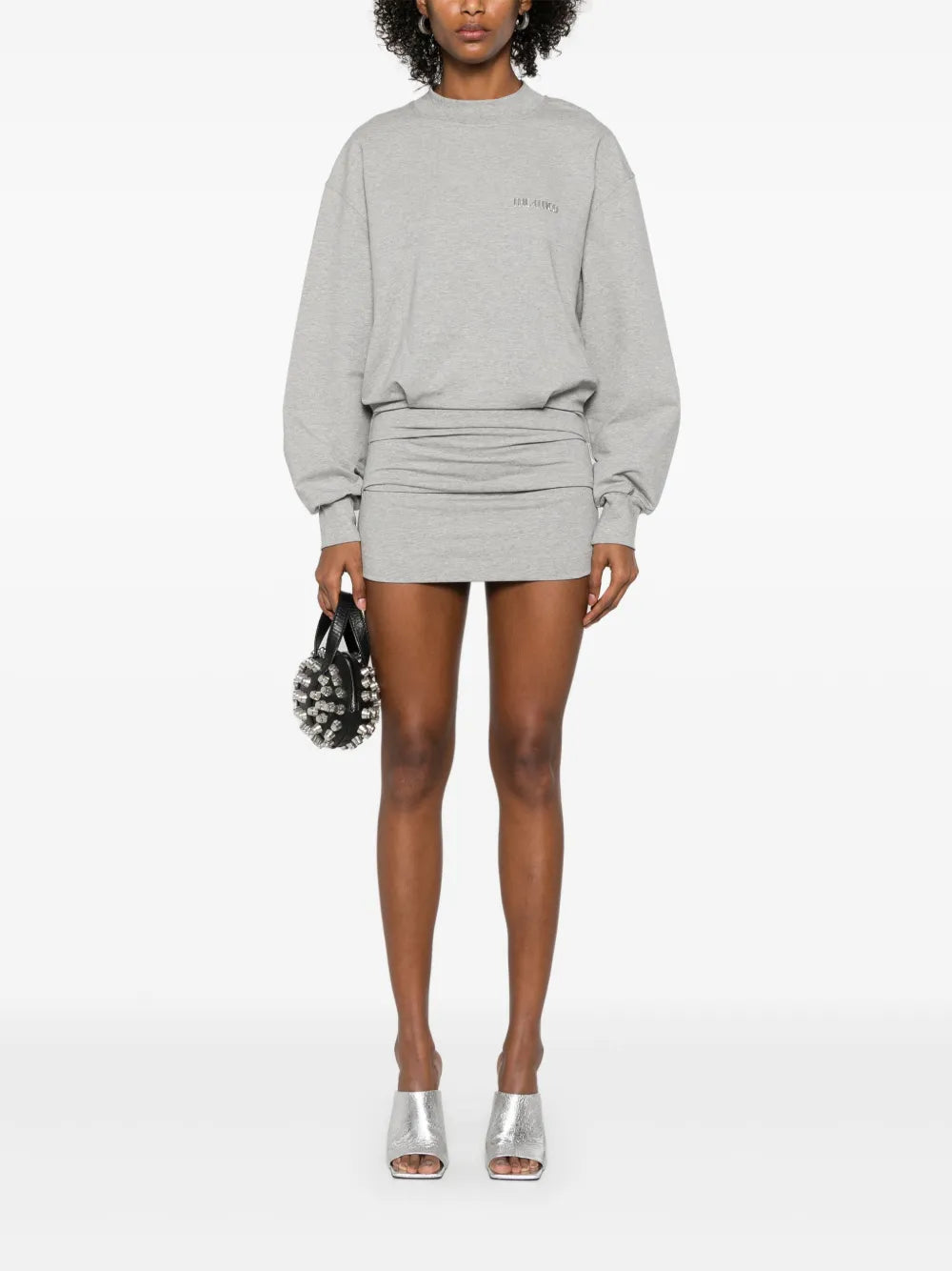 Logo-Appliqué Mini Dress