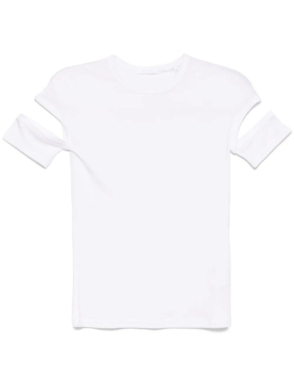 Slashed Shrunken T-Shirt