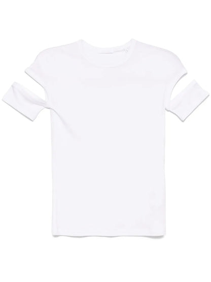 Slashed Shrunken T-Shirt
