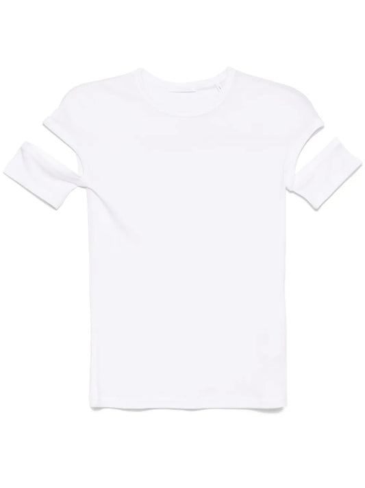 Slashed Shrunken T-Shirt