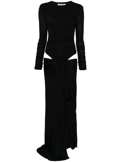 Cut Out-Detail Maxi Dress
