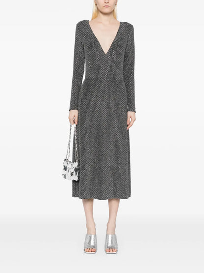 Jersey Rhinestone Dress