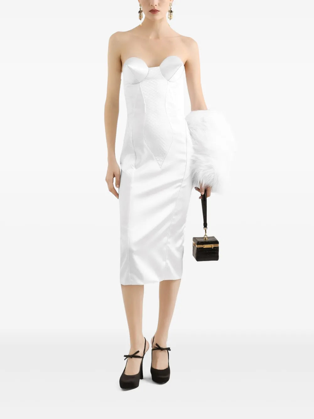 Bustier Midi Dress