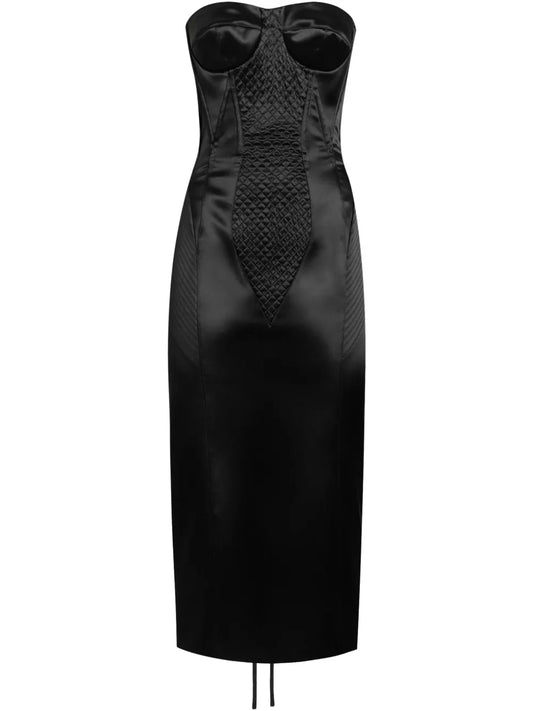 Silk-Blend Dress