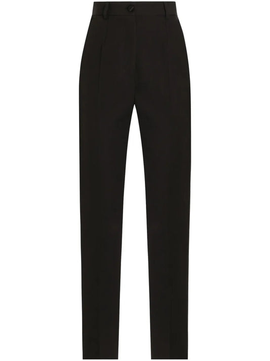 High-Waist Tailored Trousers