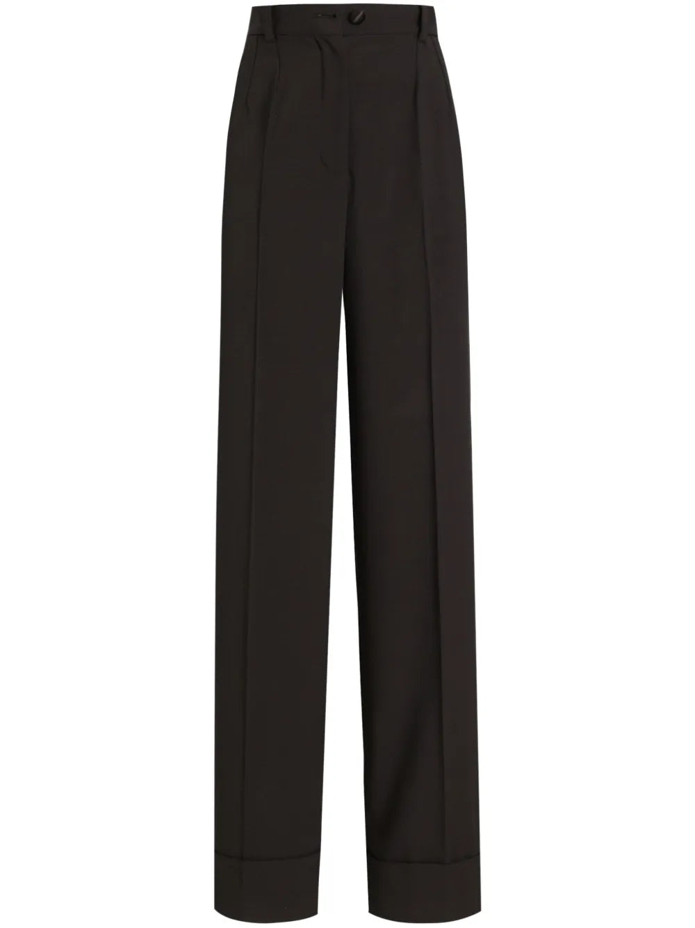 Wide-Leg Tailored Trousers