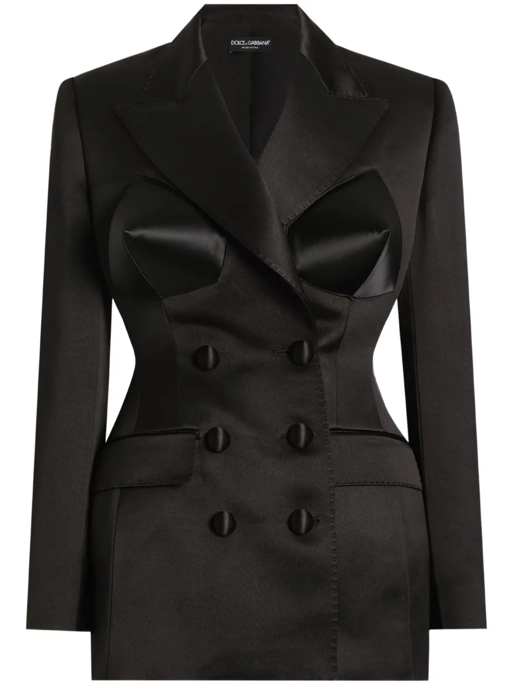 Bouble-Breasted Duchess Blazer
