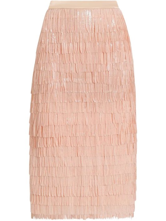 Sequinned Midi Skirt
