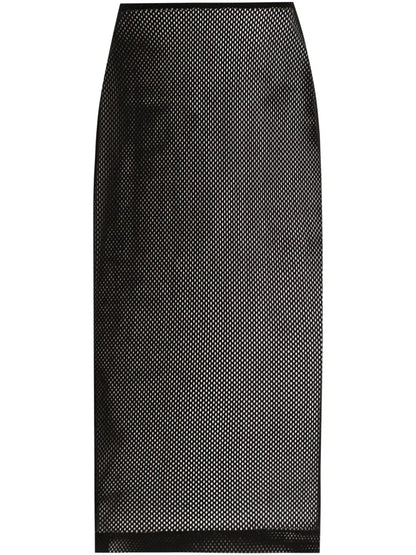 Mesh Midi Skirt