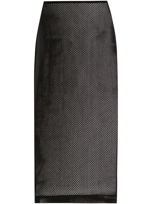 Mesh Midi Skirt