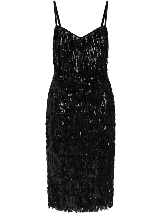 Sequinned Midi Dress
