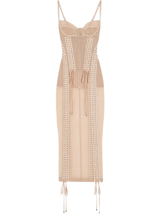 Bustier Midi Dress