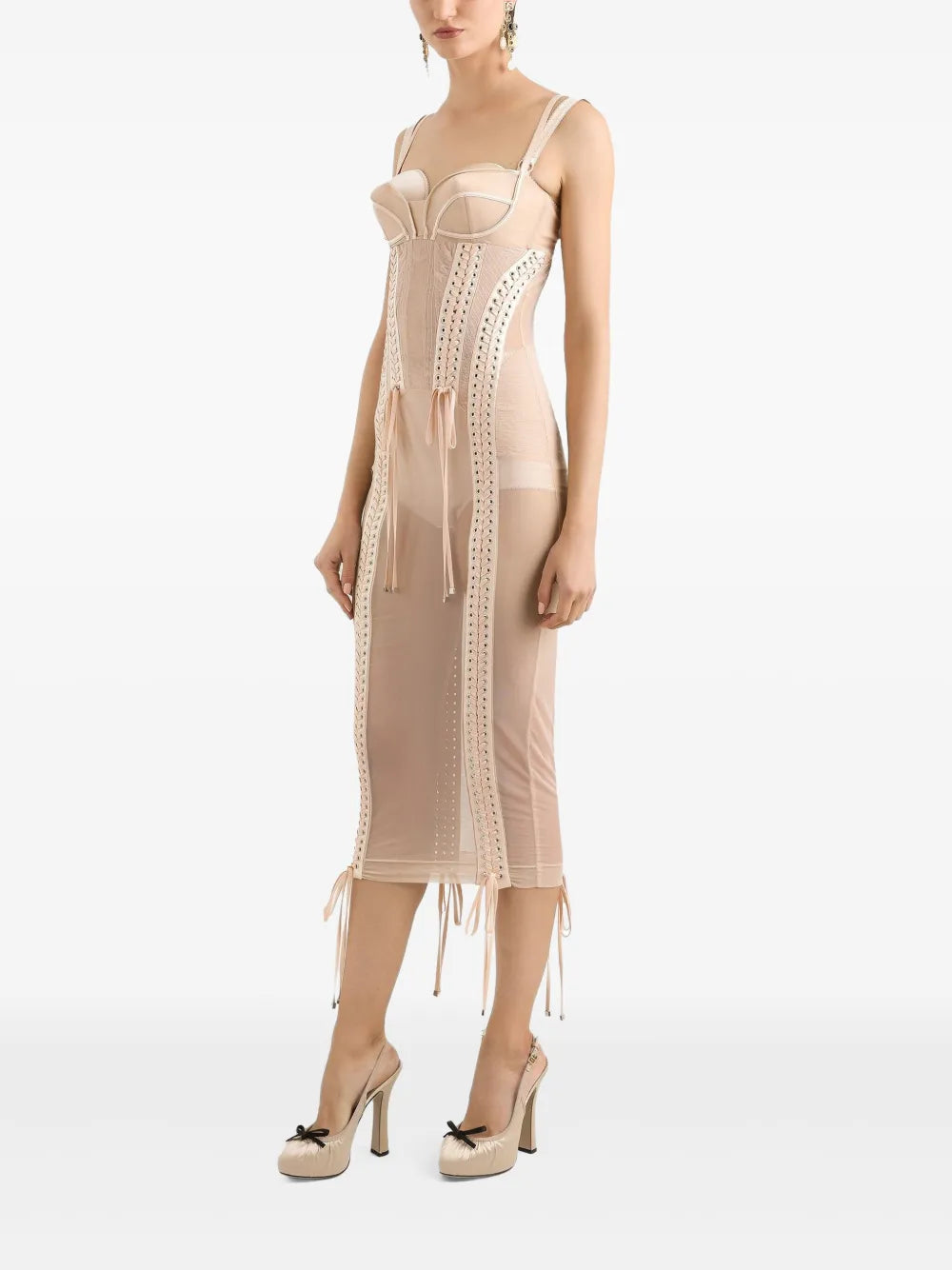 Bustier Midi Dress