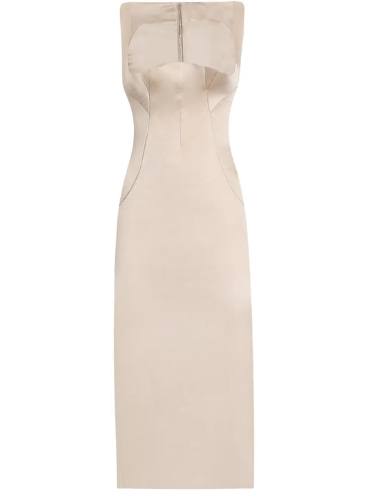 Satin Midi Dress