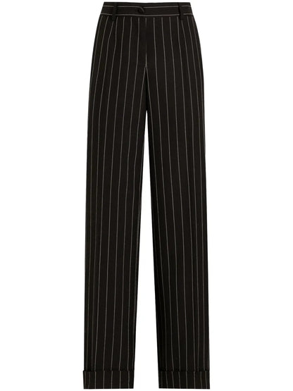 Pinstriped Tailored Trousers