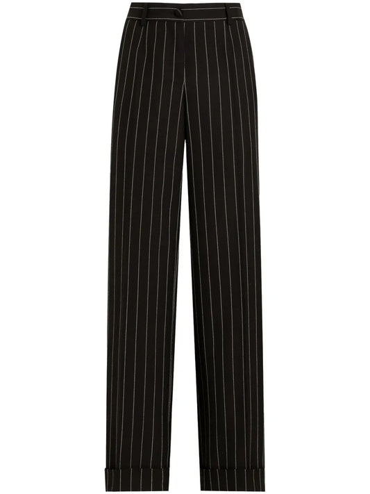 Pinstriped Tailored Trousers