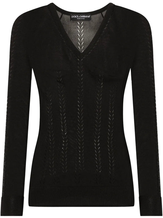 Openwork-Areas Sweater