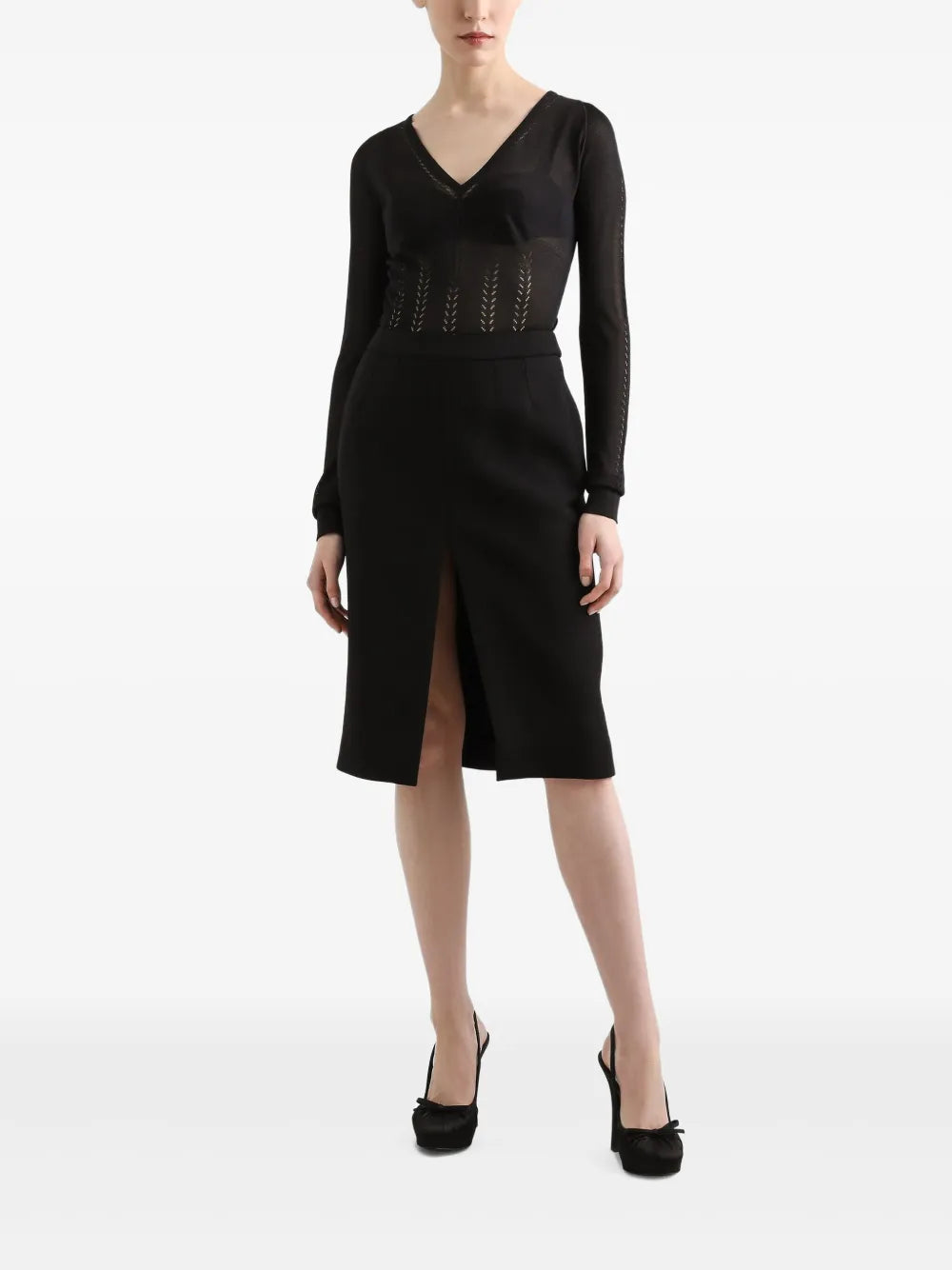 Openwork-Areas Sweater