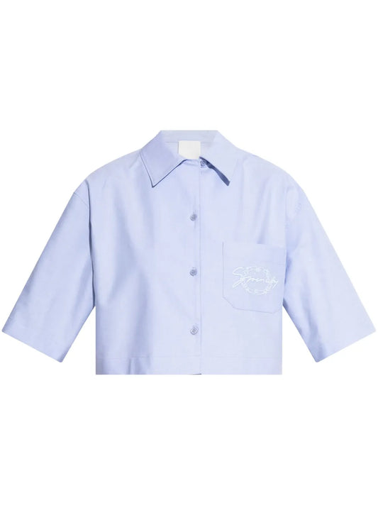 Embroidered-Logo Shirt