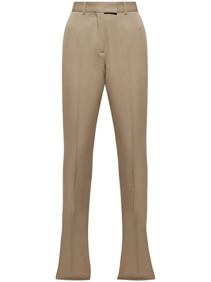Virgin-Wool Tailored Trousers