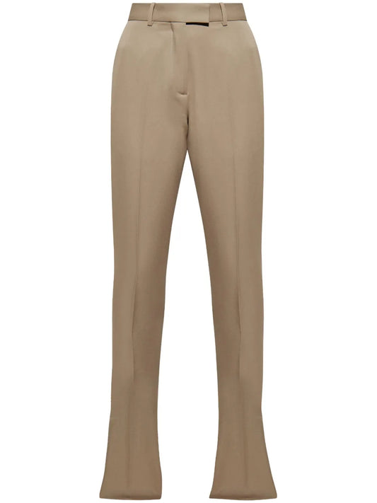 Virgin-Wool Tailored Trousers