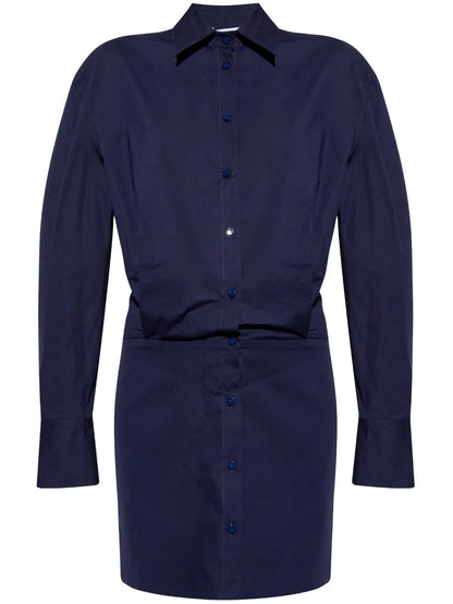 Button-Up Mini Dress