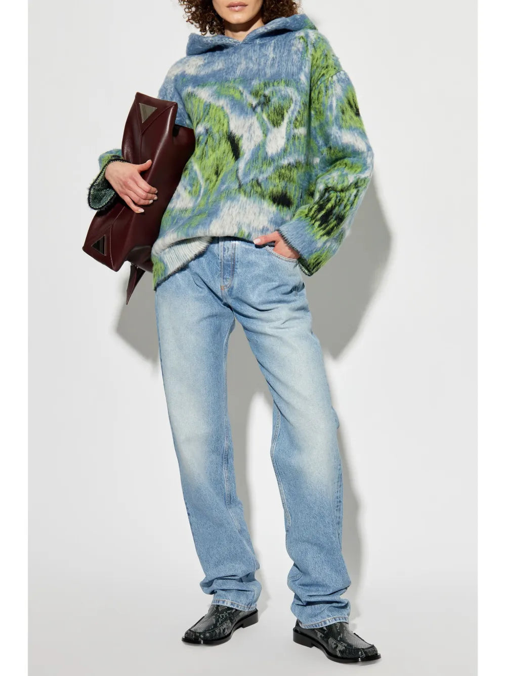 Brushed-Jacquard Sweater