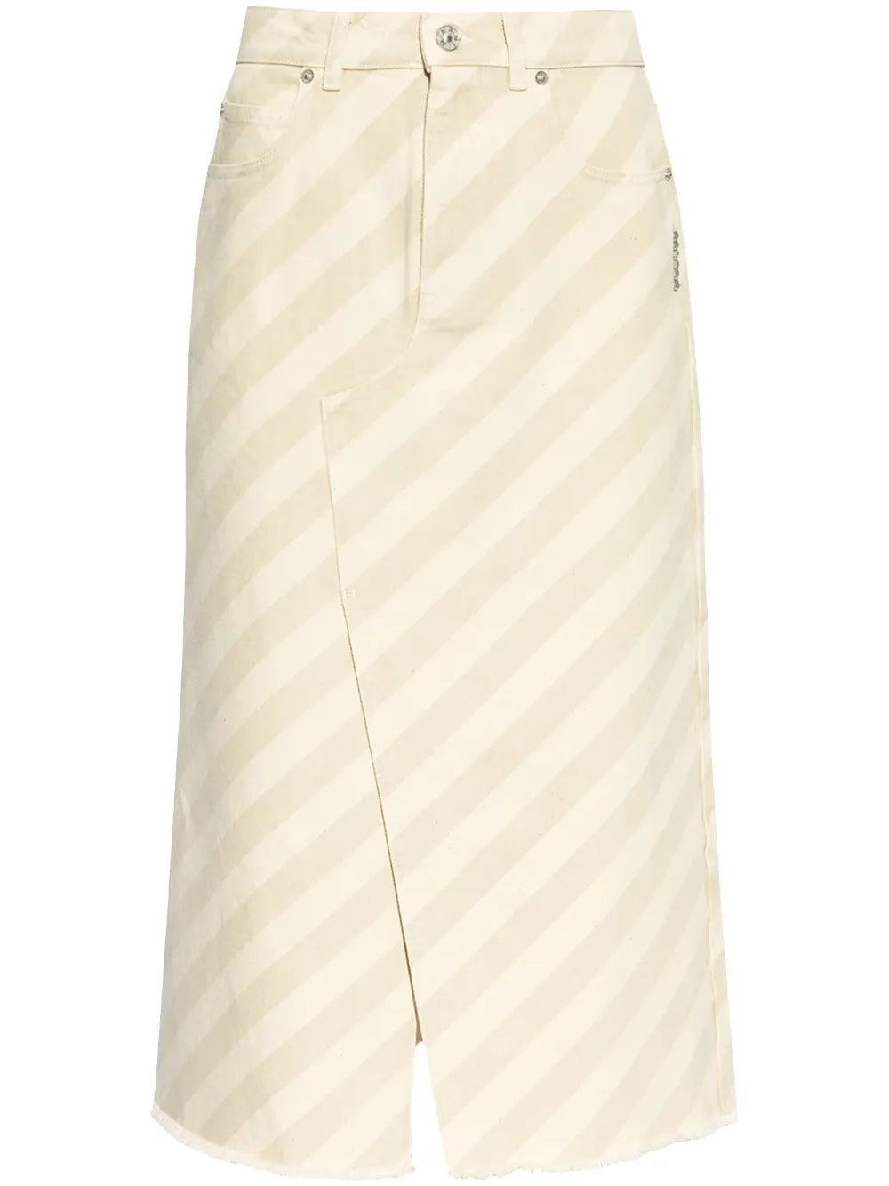 Striped Midi Skirt