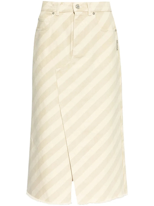 Striped Midi Skirt