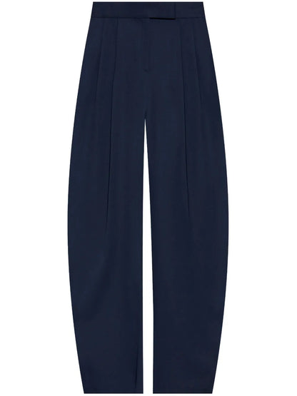 Virgin-Wool Palazzo Pants