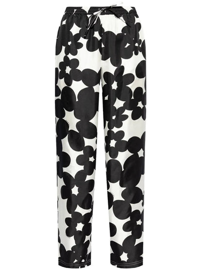 Dillies Print Silk Trousers