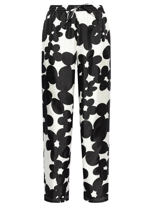 Dillies Print Silk Trousers
