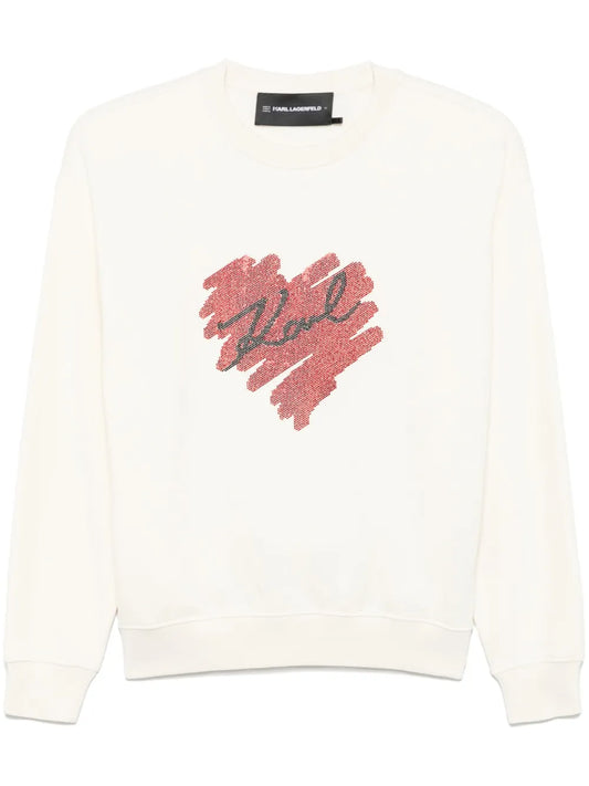 Crystal-Logo Sweatshirt