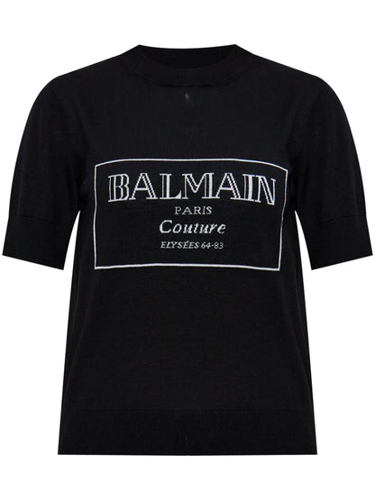 Logo-Print Knit T-Shirt