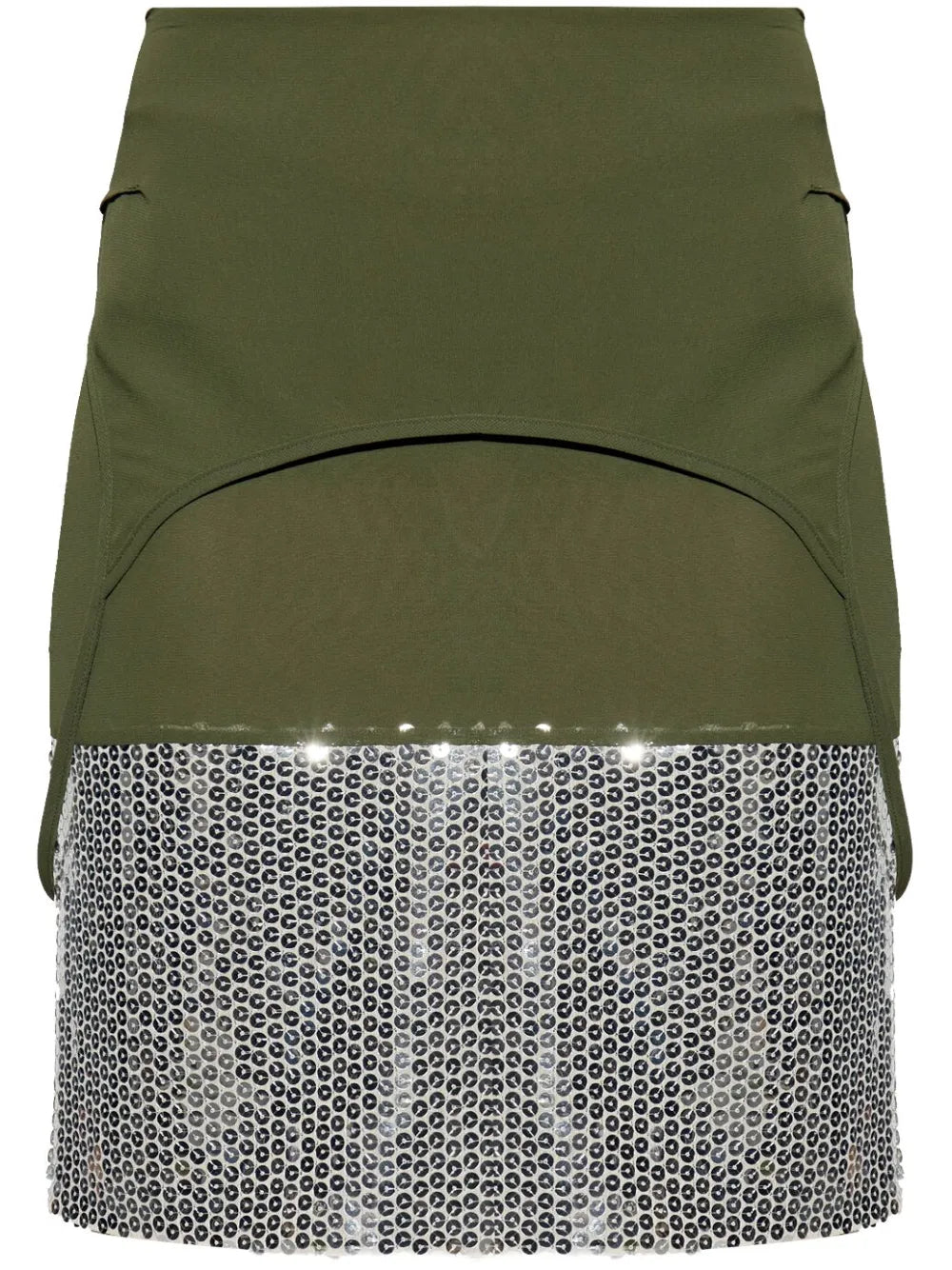 Sequin-Embellished Mini Skirt
