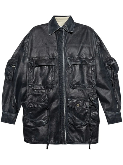 Multi-Pocket Denim Jacket