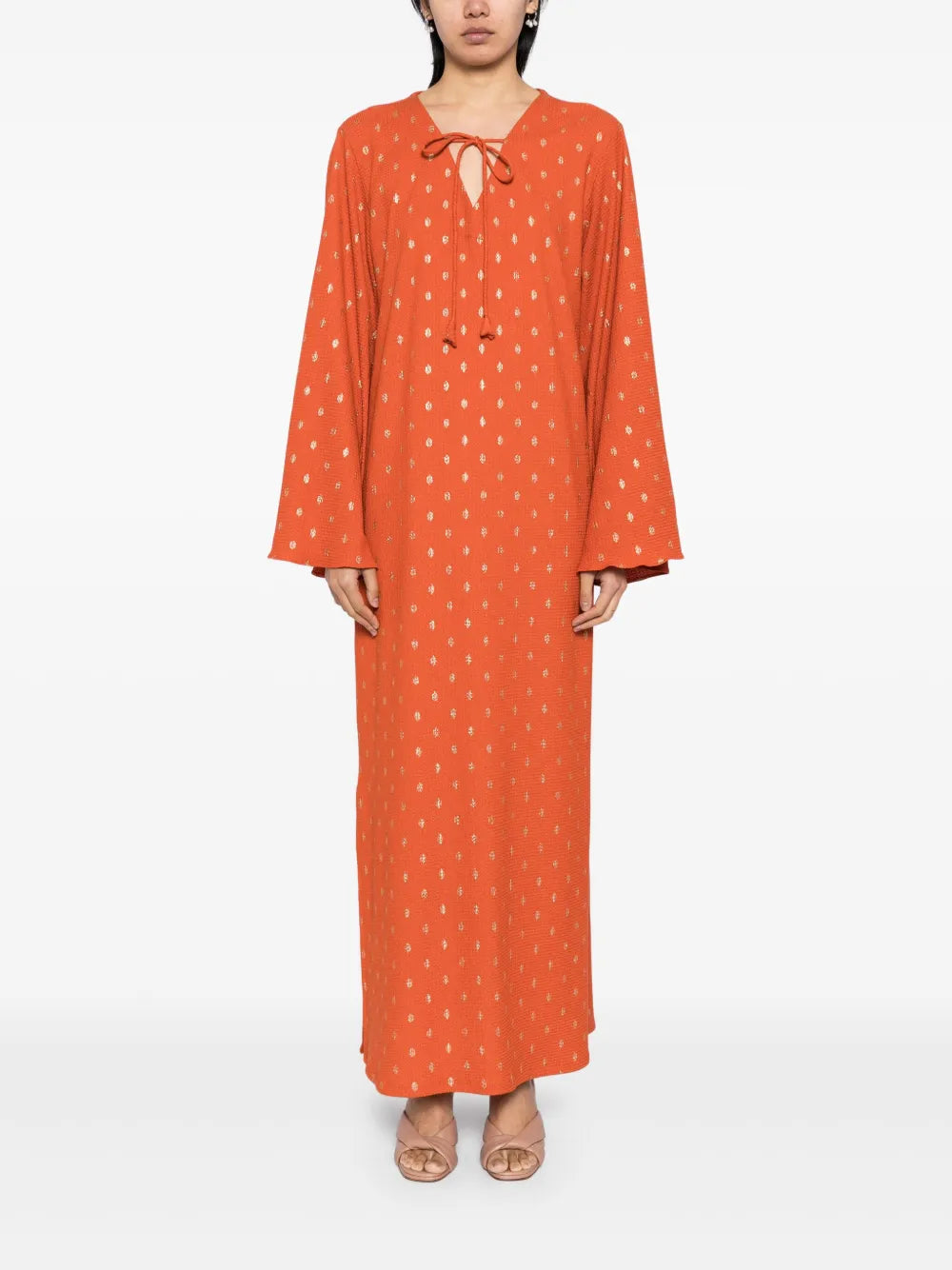 Polka Lime Kaftan