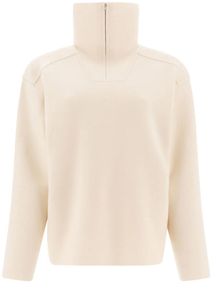 Zip Turtleneck Sweater
