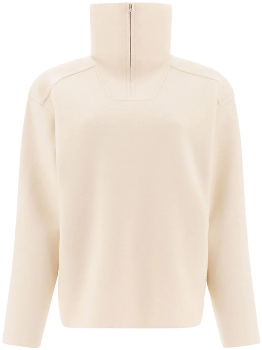 Zip Turtleneck Sweater