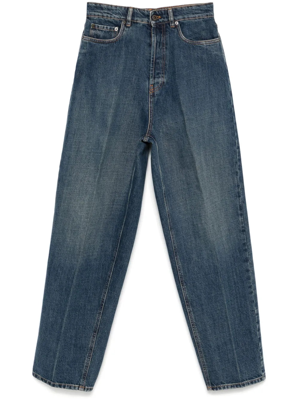 Tapered-Leg Jeans