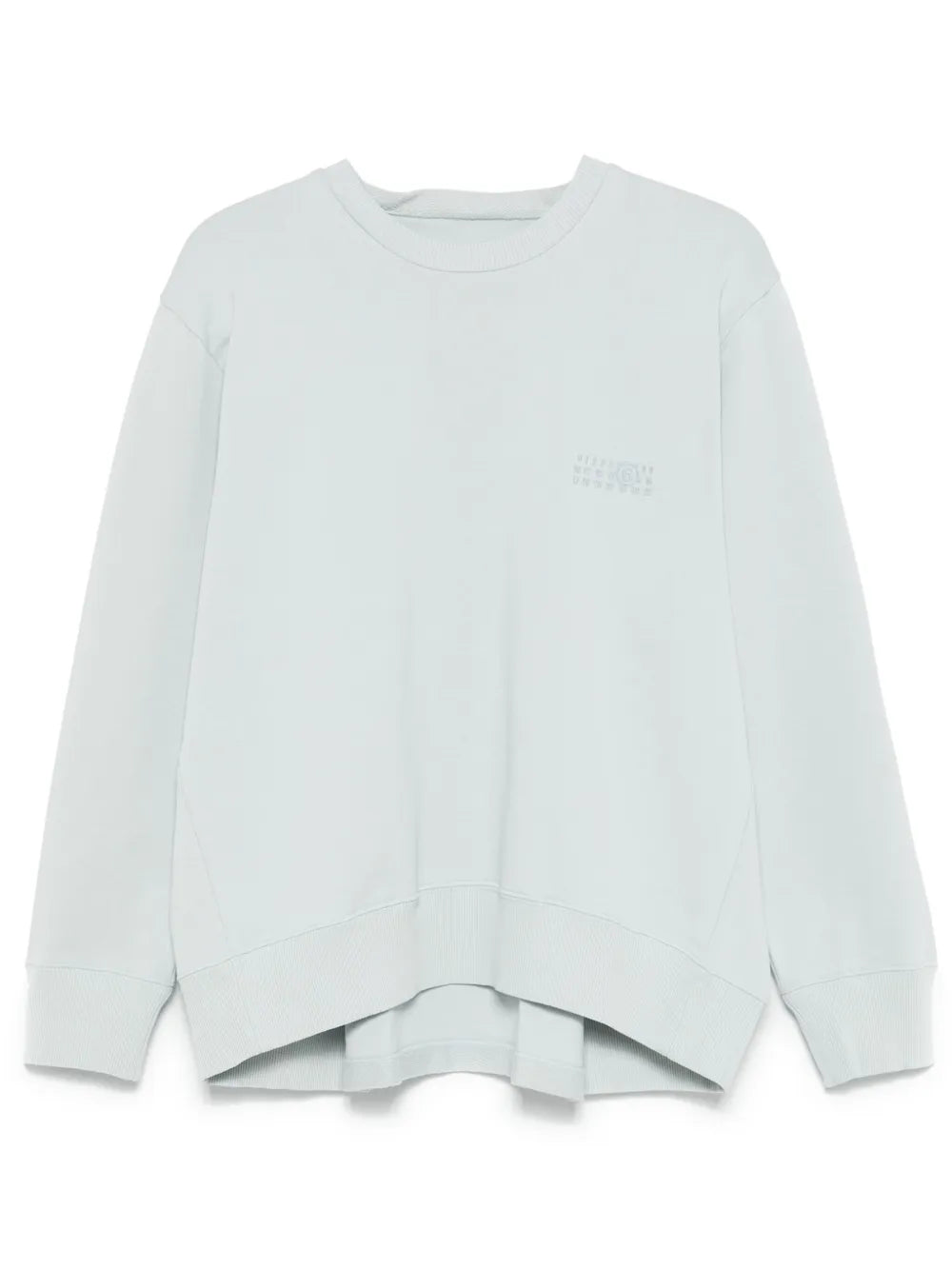 Numbers-Embroidered Sweatshirt