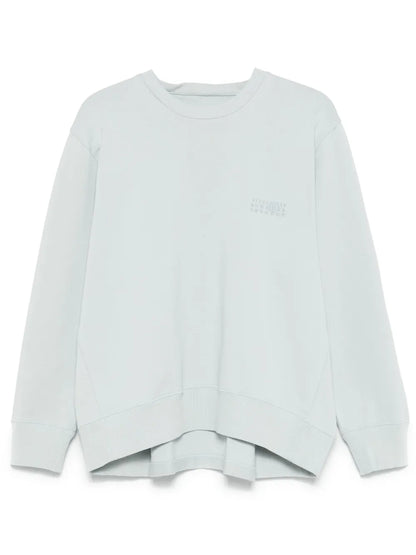 Numbers-Embroidered Sweatshirt