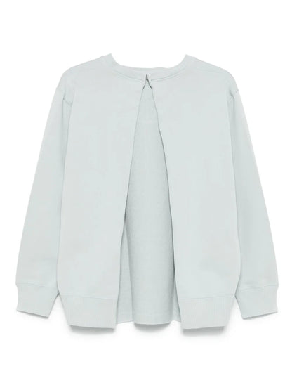 Numbers-Embroidered Sweatshirt